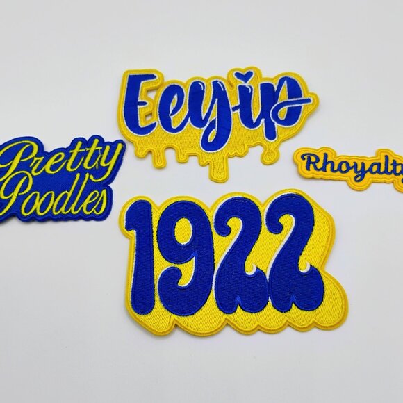 Sigma Gamma Rho patch set of 4 - Picture 1 of 2